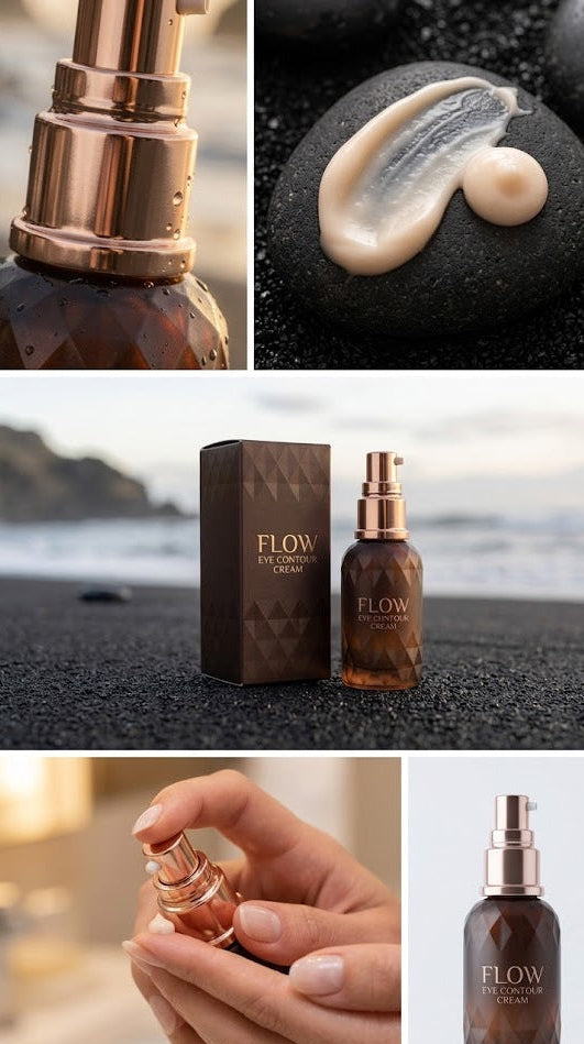 Flow Obsidian Beauty – Trattamento drenante e rivitalizzante per uno sguardo luminoso